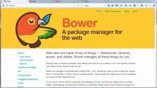 Bower - Installation de Bower