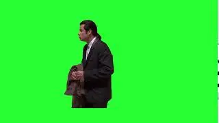 John Travolta Pulp Fiction Meme Green Screen HD