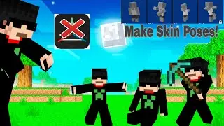 Make Cool Skin Pose 🔥 For Minecraft Thumbnail Without Prisma 3D ❌ [HINDI]