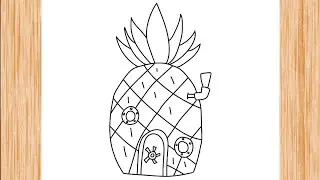 How to Draw SpongeBob's House