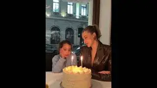 Hande Er&ccedil;el's Heartwarming Birthday Wish with Mavi! ✨ #HandeEr&ccedil;el #Mavi #Family #shorts