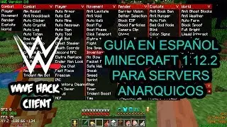 Gu&iacute;a B&aacute;sica del Hack Client WWE para Minecraft | GU&Iacute;A EN ESPA&Ntilde;OL | L2X9 ep.8