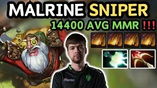 🔥 7.37e Malrine SNIPER Midlane Gameplay 🔥 Rank 9 INSANE Play From MALRINE - Dota 2