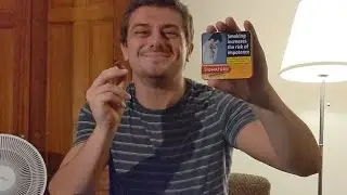 Smoking A Cigarello In A Private Room (with a Cola)