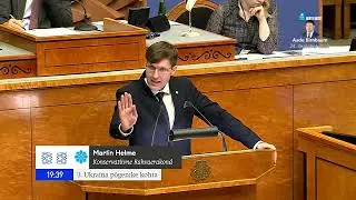 Martin Helme: Tänane Eesti valitsus on südametu ja ükskõikne Eesti rahva käekäigu suhtes