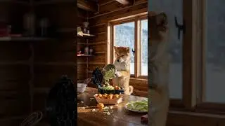 Love Japanese Food #animaltalent #cutedogs #dogchef