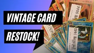 Pokemon Store Vintage Card Re-Stock | Pokejebel Live Stream