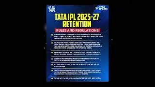 IPL new retention rules 📋 | #ipl #cricket #shorts