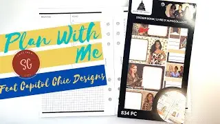 Plan With Me: March 22nd-28th | Feat Capitol Chic Designs | SweetGemLife