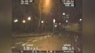 1996 Canary Wharf Docklands London bomb shockwave IRA (slo-mo)