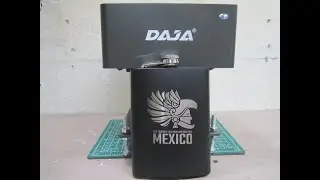 DAJA DJ6 Grabado Laser En Licorera De Acero Inoxidable / #daja #dajadj6 #grabadolaser