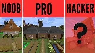 Minecraft NOOB vs PRO vs HACKER: Survival Starter House