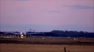Malaysia Airlines A330-300 Night Landing