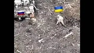 Soldier Throws Grenade Under Tank || Russian Soldier Hiding
