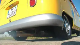 VW T1 Bulli Boschbus Renndienst, Race Engine Barndoor HD
