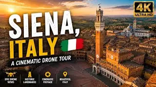 Siena, Italy: A Cinematic Drone Tour