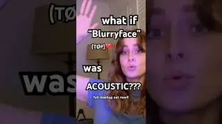 BLURRYFACE MASHUP PT 2❤️‼️ #cover #mashup #twentyonepilots #top #2016 #emo #alternative
