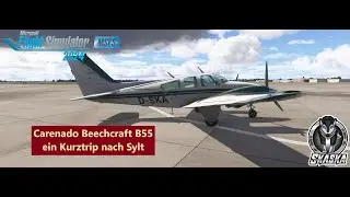 MSFS2024! Carenado Beechcraft B55 - Kurztrip nach Sylt
