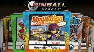 Pinball Heroes - Tavolo di Modnation Racers
