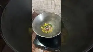 Plucking Brinjal from my kitchen garden and cooking it with potatoes 