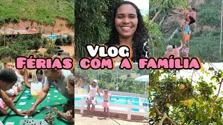 Passeio de férias com a família 
