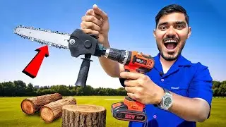 10 Amzing Desi Jugaad Tools  Cutting Wood From Drill   ड्रिल से लकड़ी काटने का जुगाड़