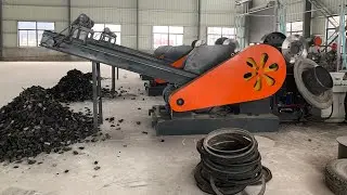 Tire Derived Fuel (TDF) Waste Tire Cutting Plant