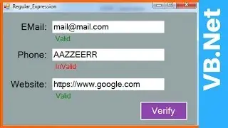 VB.Net - How To Use Regular Expressions In VB.Net [ With Source Code ]