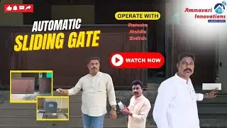 DEA Italian Brand Sliding Gate Automation Done at Industrial Park Dandu malkapuram