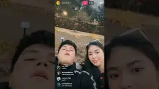 Ronnie Alonte with Loisa Andalio IG LiVe December 30, 2024