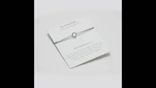 April (Diamond) Birthstone Bracelet Created with Zircondia&reg; Crystals