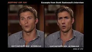 Clint Eastwood - Scott Eastwood (DeepFake)
