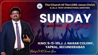 🔴Sunday Morning Worship Service | 18-01-2026 | Bro. R. Vamshi | BTM Live |