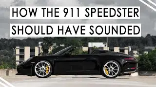 Porsche 991.2 Speedster | Fabspeed Lightweight Supersport X-Pipe | Revs and Driving Sounds