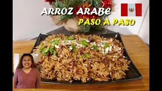 ARROZ ARABE - CENA NAVIDEÑA - RECETA FACIL Y  DELICIOSA