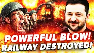 💥CATASTROPHE! UKRAINE DESTROYED RUSSIAN TRAINS &ndash; STUNNING STRIKE ON LOGISTICS HUB! | UKRAINE TODAY