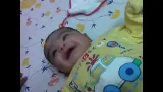 3 months old playing