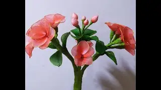 HOW TO MAKE NYLON  FLOWERS
