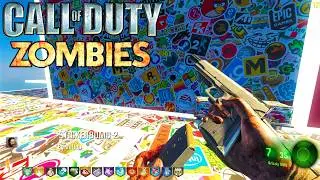 STICKERBOMB 2 Zombies GOES CRAZY! (Black Ops 3)