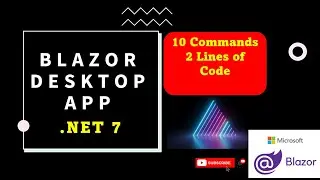 Building Hybrid Windows Form Blazor Server App in Visual Studio 2022 C# .NET 7 and ElectronNET.API.
