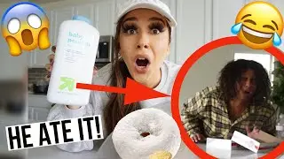 BABY POWDER DONUT PRANK!