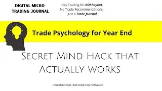 Trade Psychology for Year End