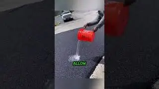Эта дорога может поглотить неограниченное количество воды. #шорты