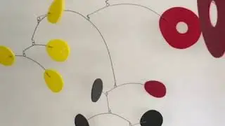 ModCast by AtomicMobiles.com - Red Yellow and Black Hanging Art Mobile