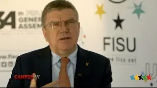 FISU News, interview IOC President  Thomas Bach - 41th CAMPUS Sport TV Show - FISU 2015