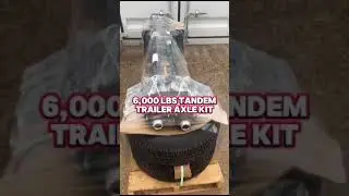6,000 lbs Tandem Trailer Axle Kit - Trailer Parts Unlimited