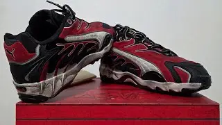 Unboxing - A$AP Rocky x Puma Inhale Distressed 'Black/Pop Red'
