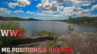 WW2  MG Positions And  Defence Bunker Atlantic Wall Norway Coast Line History Exploring