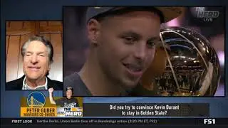 Peter Guber discuss Did you try to convince Kevin Durant to stay in Warriors? | The Herd