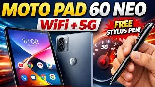 Moto Pad 60 Neo Tablet Review | WiFi + 5G |🔥 Best Budget Tablet for Students?Stylus Free?#SAGYCIVIL
